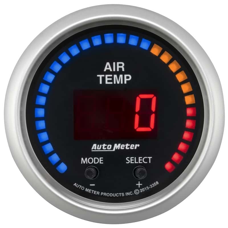 AutoMeter — Autometer 2-1/16in 0-300 Degree F Digital Sport-Comp Gauge
2-1/16" DUAL AIR TEM - view 2