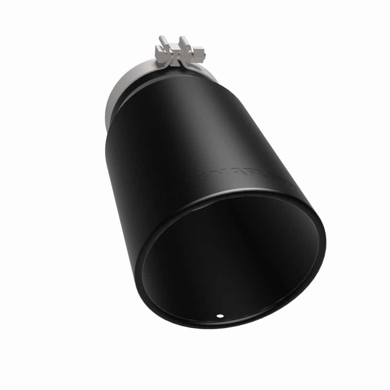 Magnaflow — MagnaFlow Tip Stainless Black Coated Single Wall Round Single Outlet 6in Dia 5in Inlet 13in L
Stainless Steel
Exhaust Tip - view 21