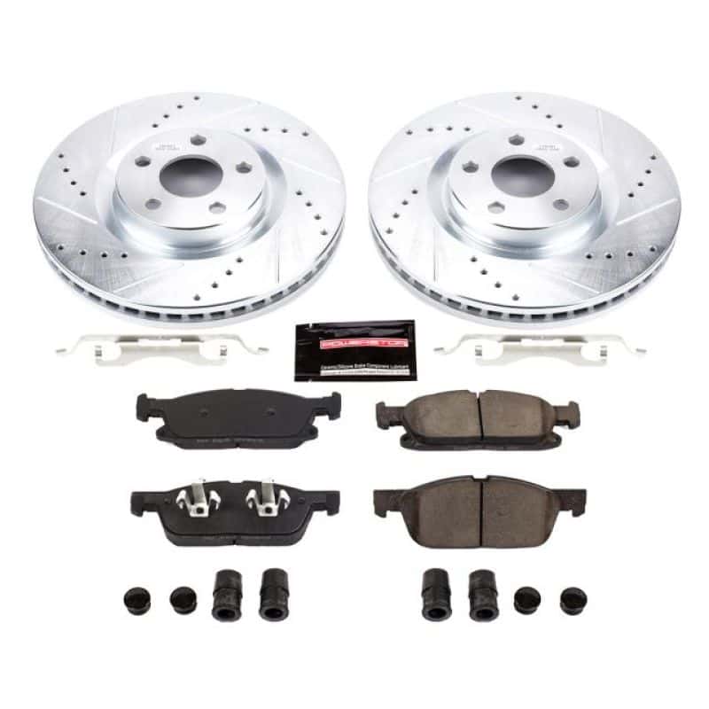 PowerStop — Power Stop 15-19 Ford Edge Front Z23 Evolution Sport Brake Kit - view 1