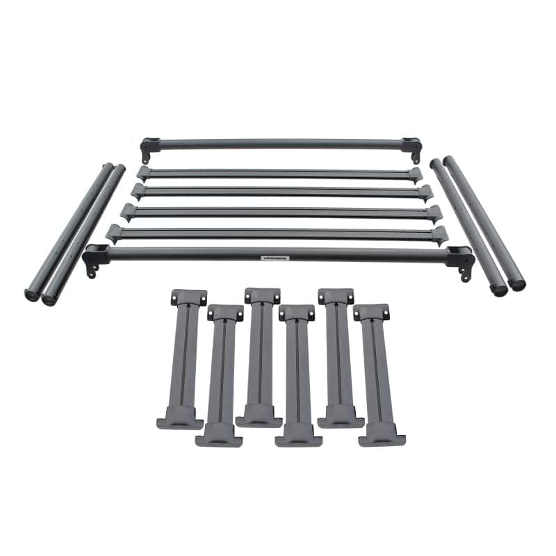 Go Rhino — Go Rhino 19-21 Jeep Gladiator XRS Overland Xtreme Rack - Box 1 (Req. gor5950000T-02)
Overland Xtreme Rack - view 4