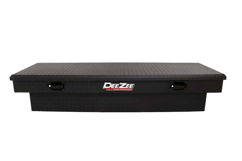 Dee Zee — Dee Zee Universal Tool Box - Red Crossover - Single Lid Black BT (Txt Blk)
ToolBxTrkBedRTR - view 2