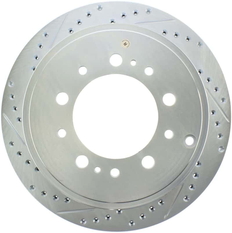 Stoptech — StopTech Select Sport 13-17 Toyota Land Cruiser Drilled / Slotted Rear Passenger-Side Brake Rotor
Drill/Slotted Rotor
Disc Brake Rotor - view 1