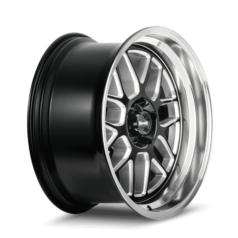 Ridler Wheels — Ridler 611 18x8 / 5x114.3 BP / 0mm Offset / 83.82mm Hub Gls Blk/Mill w/ Diamond Cut Lip Wheel - view 2