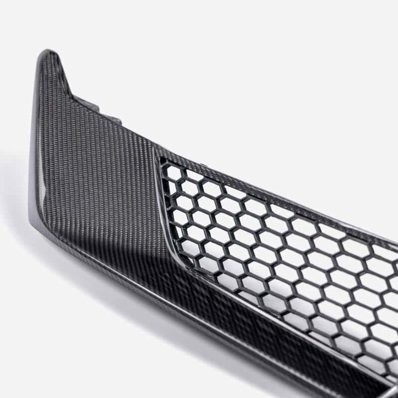 Anderson Composites — Anderson Composites 2024 Ford Mustang Dark Horse Carbon Fiber Front Bumper Inserts - view 5