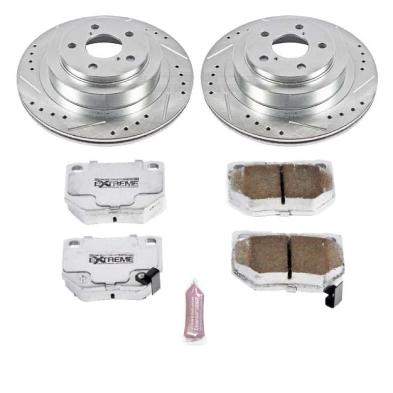 PowerStop — Power Stop 06-07 Subaru Impreza Rear Z26 Street Warrior Brake Kit - view 1
