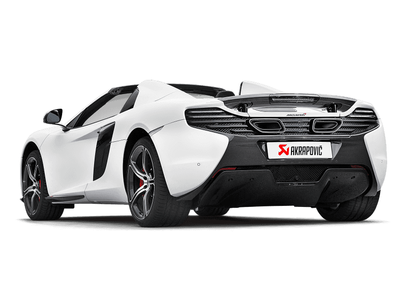 Akrapovic — Akrapovic 14-17 McLaren 650S/650S Spyder Slip-On Line (Titanium) w/ Carbon Tips
Slip-On Line - view 3