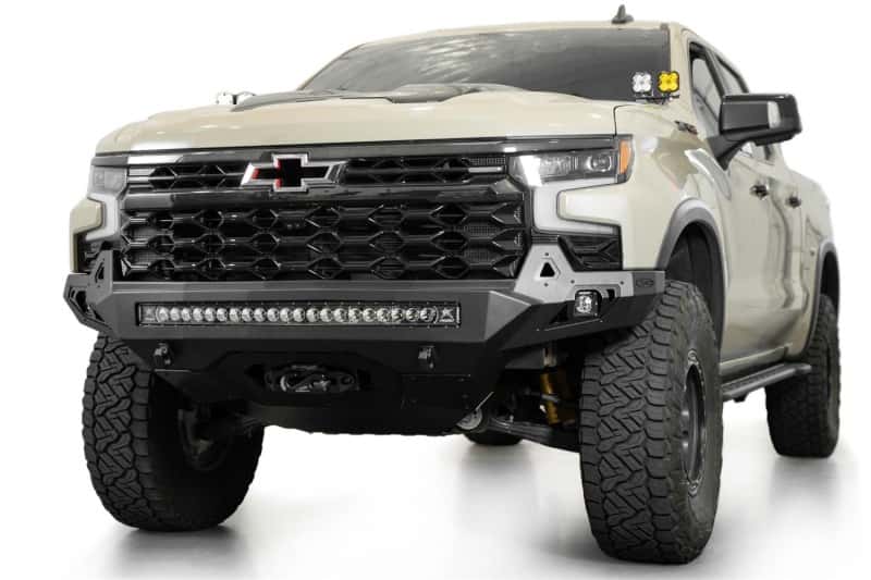 Addictive Desert Designs — Addictive Desert Designs 2022+ Chevy Silverado 1500 ZR2 Stealth Fighter Front Bumper
Bumper- Front - view 18