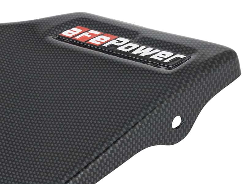 aFe — aFe MagnumFORCE Stage-2 Intake System Carbon Fiber Cover 15-17 MINI Cooper S (F55/F56) L4-2.0L (t)
Magnum FORCE Cover - view 3