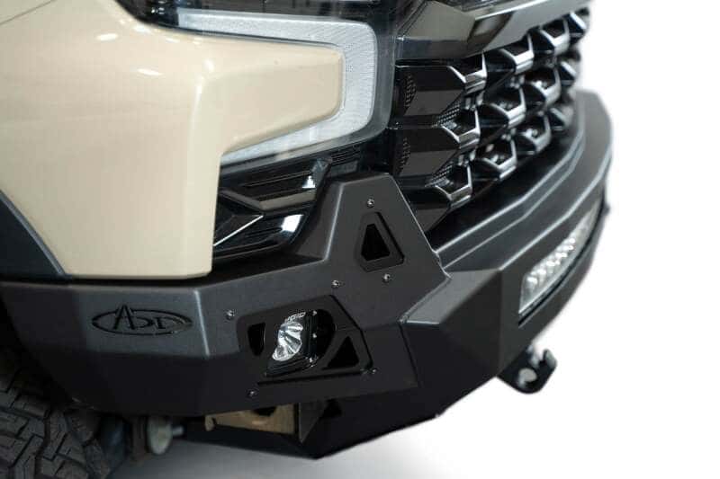 Addictive Desert Designs — Addictive Desert Designs 2022+ Chevy Silverado 1500 ZR2 Stealth Fighter Front Bumper
Bumper- Front - view 36
