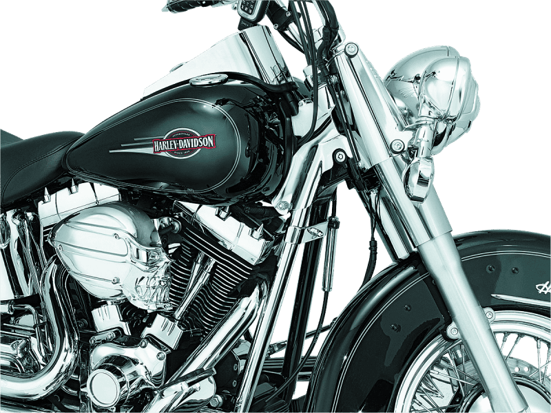 Kuryakyn — Kuryakyn Downtube Covers 00-06 Softail Chrome - view 2