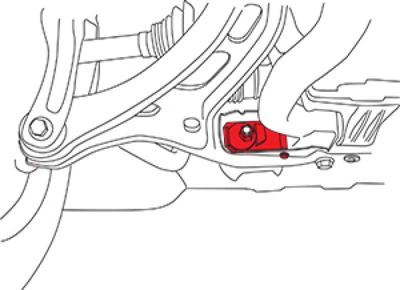 SPC Performance — SPC Performance 12-22 Jeep SRT8/Trackhawk Cam Bracket Kit
CAM BRACKET - view 2