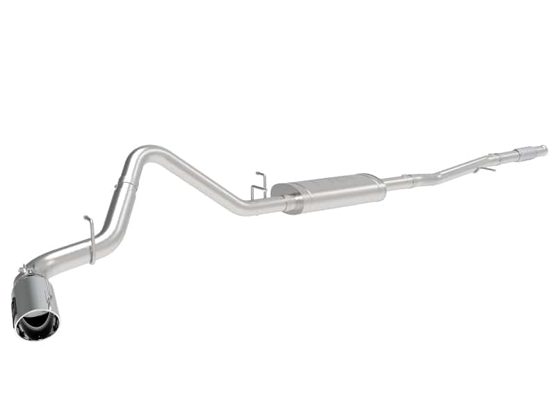 aFe — aFe Apollo GT Series 2019 GM Silverado/Sierra 1500 4.3L/5.3L 409 SS CB Exhaust System w/Polished Tip
Cat-Back Exhaust - view 1