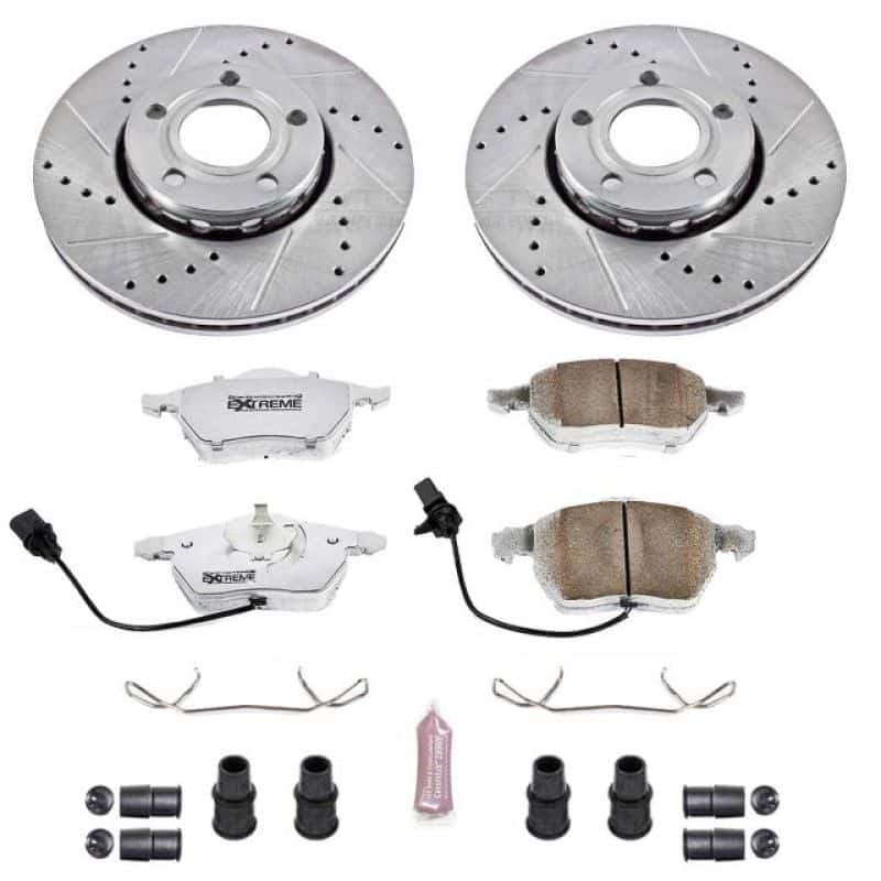 PowerStop — Power Stop 99-04 Audi A4 Front Z26 Street Warrior Brake Kit - view 1