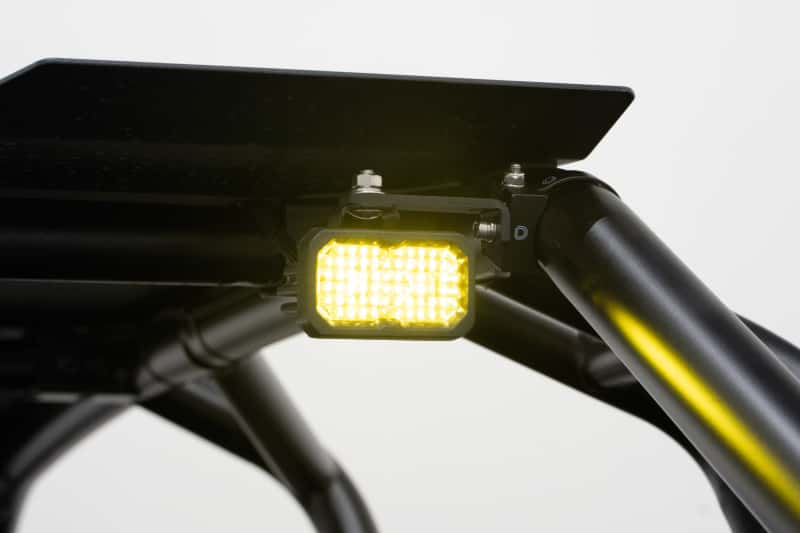 Diode Dynamics — Diode Dynamics Stage Series 1 1/4 In Roll Bar Chase Light Kit SSC2 Sport - Yellow (Pair) - view 7