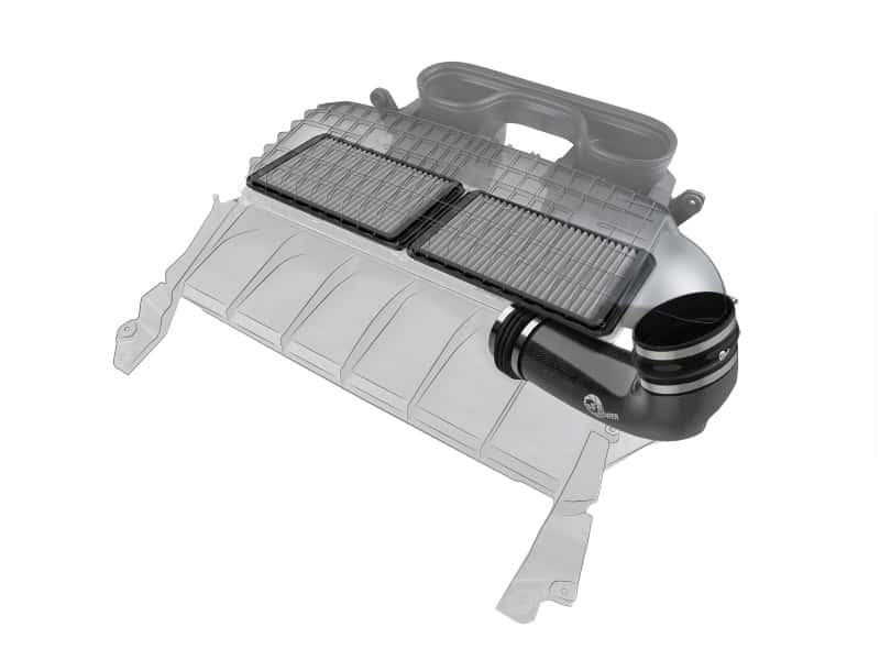 aFe — aFe Super Stock Carbon Fiber Pro Dry S Induction System 2021 RAM 1500 TRX V8-6.2L SC
Super Stock Intake - view 1