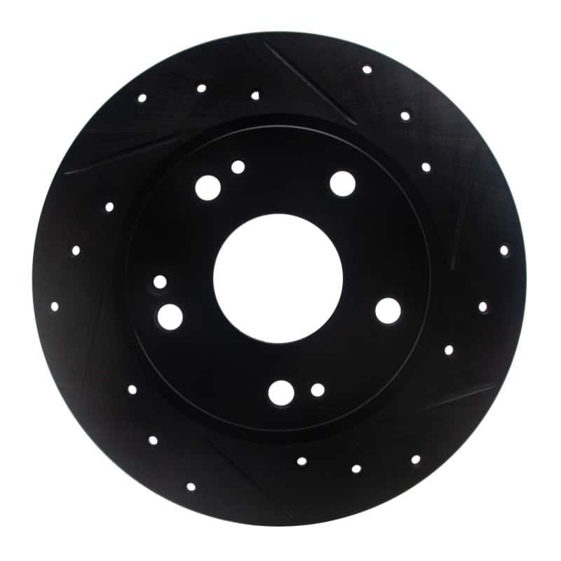 R1 Concepts — R1 2016-2025 Honda Civic Hatchback Rear Right Drilled & Slotted Black Brake Rotor
R1 Brake Rotor Drill - view 1
