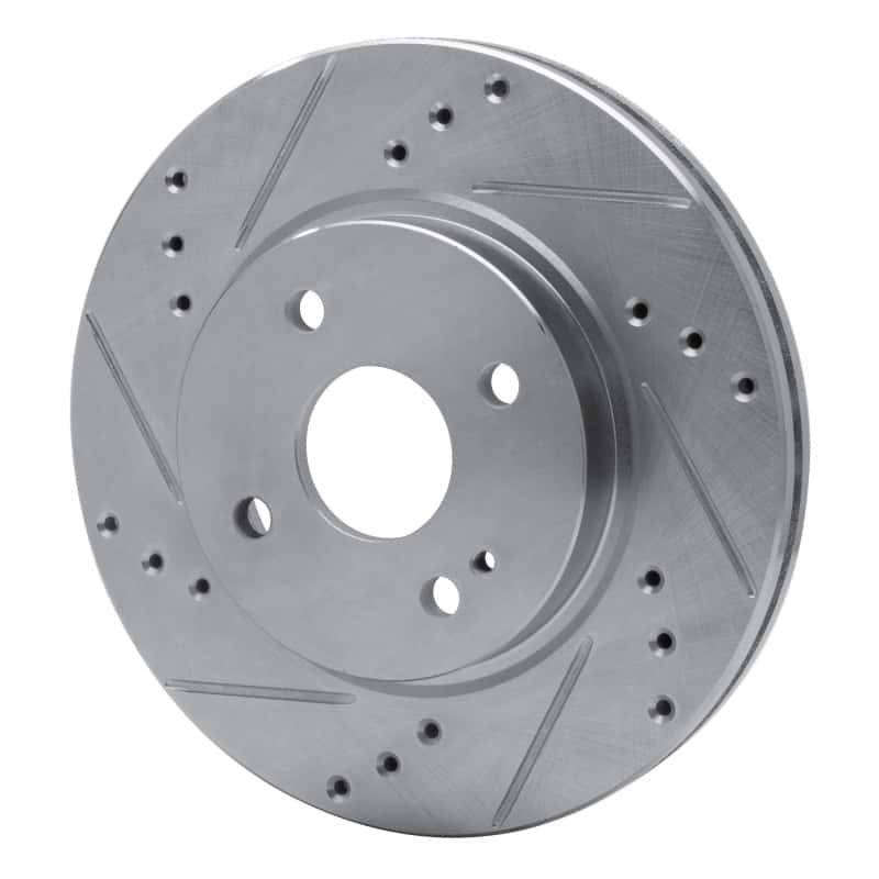 R1 Concepts — R1 11-15 Mazda 2 (Mexico) Front Left Drilled & Slotted Silver Brake Rotor
R1 Brake Rotor Drill - view 2
