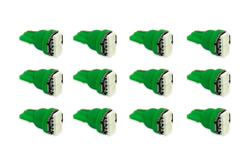 Diode Dynamics — Diode Dynamics 194 LED Bulb SMD2 LED - Green Set of 12 - view 1