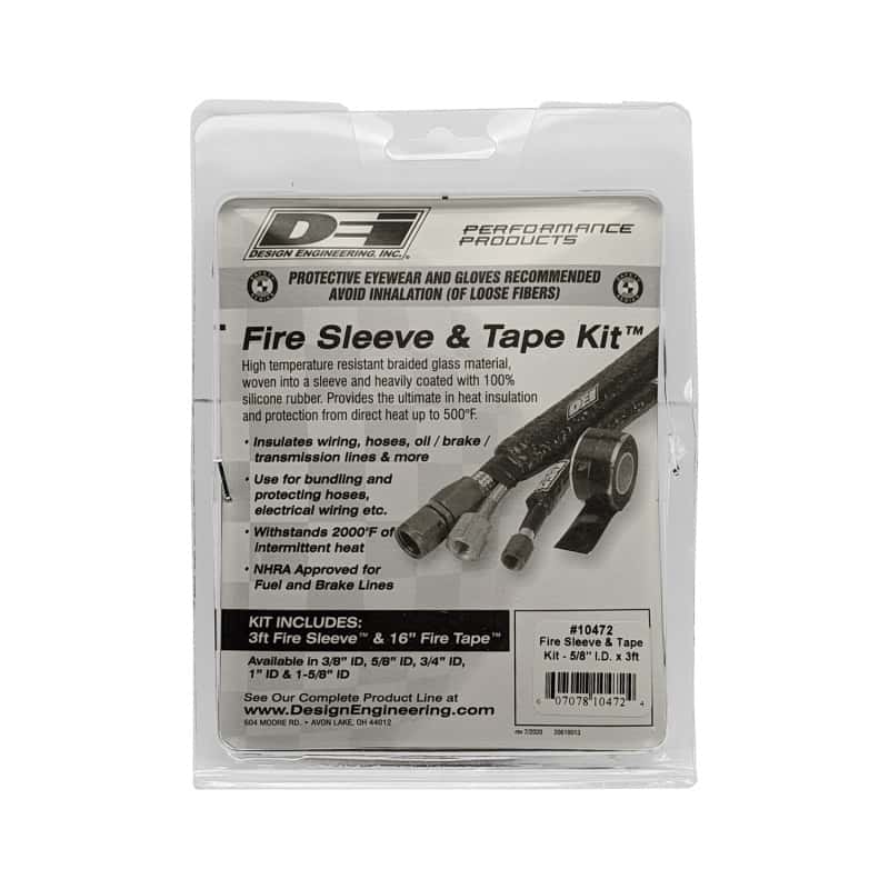 DEI — DEI Fire Sleeve and Tape Kit 5/8in I.D. x 3ft
Heat Shrink Sleeve - view 3