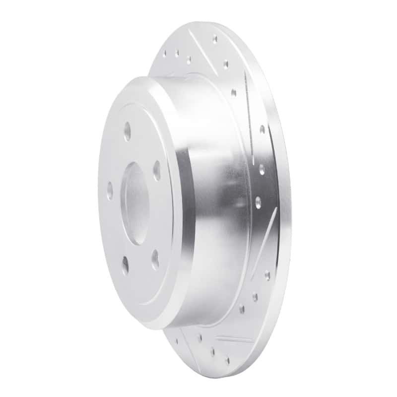 R1 Concepts — R1 2007-2018 Jeep Wrangler Rear Right Drilled & Slotted Silver Brake Rotor
R1 Brake Rotor Drill - view 2