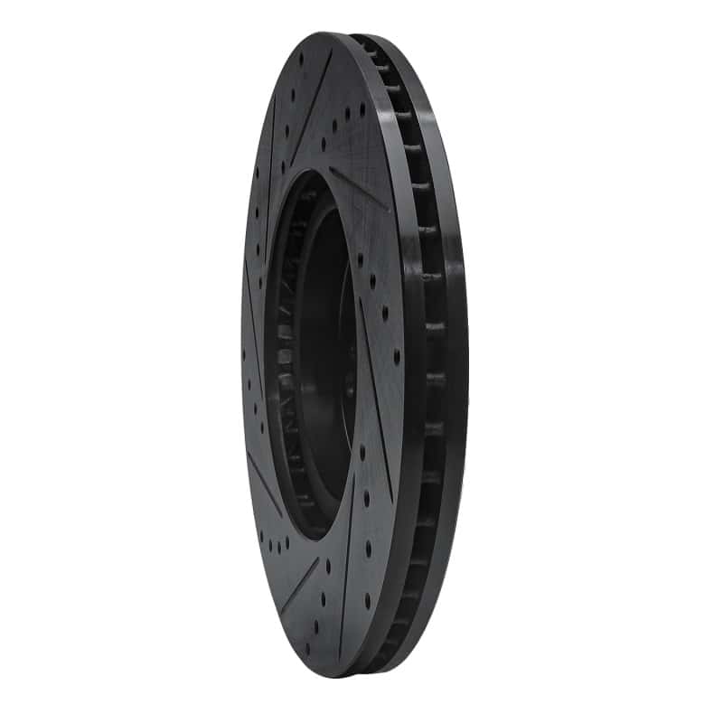 R1 Concepts — R1 07-20 Acura MDX Front Right Drilled & Slotted Black Brake Rotor
R1 Brake Rotor Drill - view 4