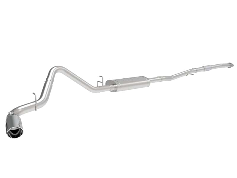 aFe — aFe Apollo GT Series 19-20 GM 1500 2.7L (t) 409 SS CB Exhaust System w/Polished Tip
Cat-Back Exhaust - view 1