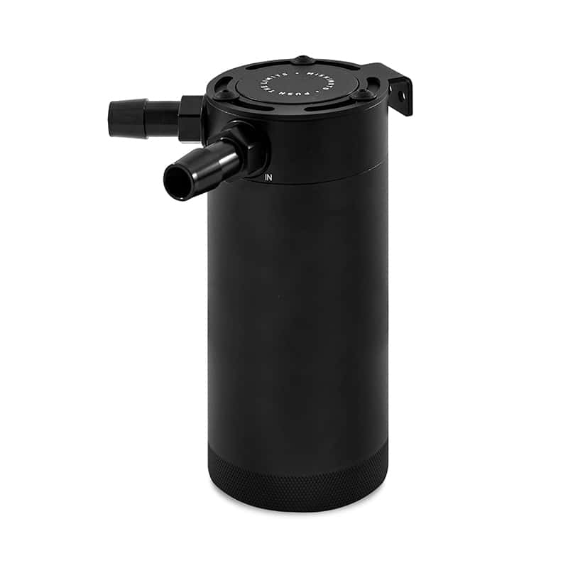 Mishimoto — Mishimoto 2-Port Universal XL Baffled Catch Can - Black
Engine Oil Separator - view 4