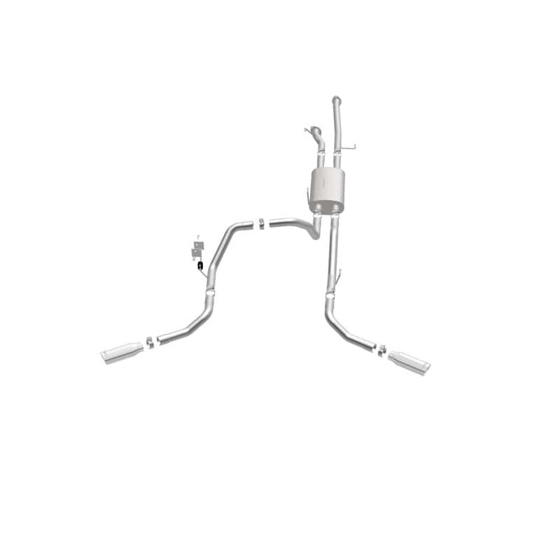 Magnaflow — MagnaFlow Cat-Back 10-15 Toyota Tundra SC LB / CC SB 4.6L/5.7L V8 SS 2.5 Dual Split Rear 4in Tip
Cat-Back - view 22