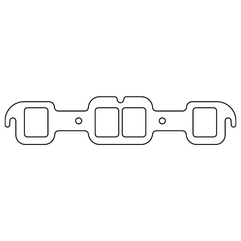 Cometic Gasket — Cometic Oldsmobile 400/425/455 .094in HTG Exhaust Gasket Set - 1.920in x 1.550in Rectangular Ports
Exhaust Gasket Set - view 2