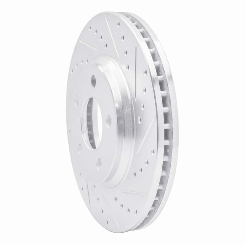 R1 Concepts — R1 05-05 Buick Park Avenue Front Right Drilled & Slotted Silver Brake Rotor
R1 Brake Rotor Drill - view 2