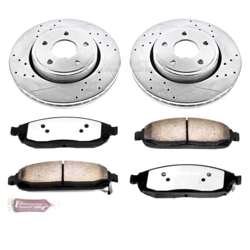 PowerStop — Power Stop 06-10 Jeep Commander Front Z36 Truck & Tow Brake Kit - view 1