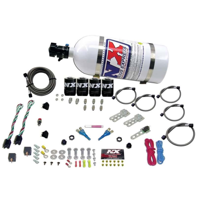 Nitrous Express — Nitrous Express GM EFI Dual Stage Nitrous Kit (50-150HP x 2) w/10lb Bottle
Injection System Kit
N2OSys - view 1