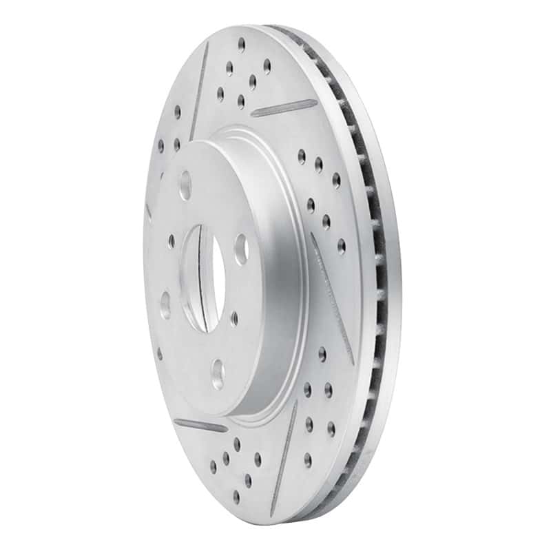 R1 Concepts — R1 04-06 Scion Xa Front Left Drilled & Slotted Geo-Carbon Rotor - view 2
