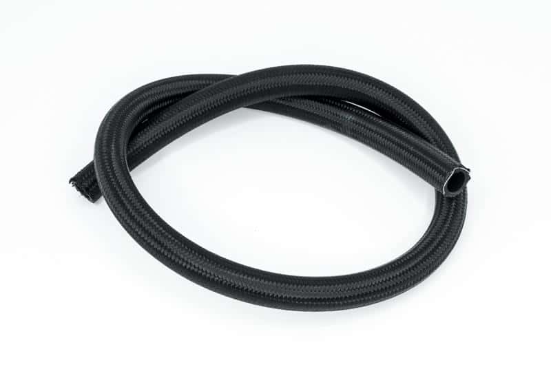 DeatschWerks — DeatschWerks 10AN Black Nylon Braided CPE Hose 3 Feet - view 2