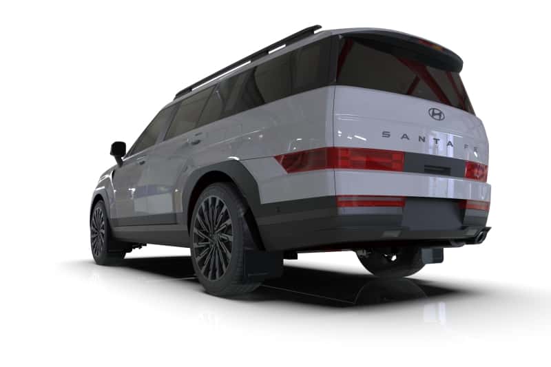 Rally Armor — Rally Armor 24-26 Hyundai Santa Fe Black Mud Flap w/Dark Grey Logo
Mud Flap - view 2
