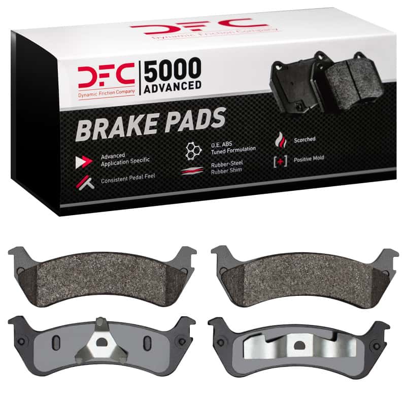 DFC — DFC 95-02 Ford Explorer Rear 5000 Advanced Semi Metallic Brake Pads
DFC Brake Pad Set - view 1
