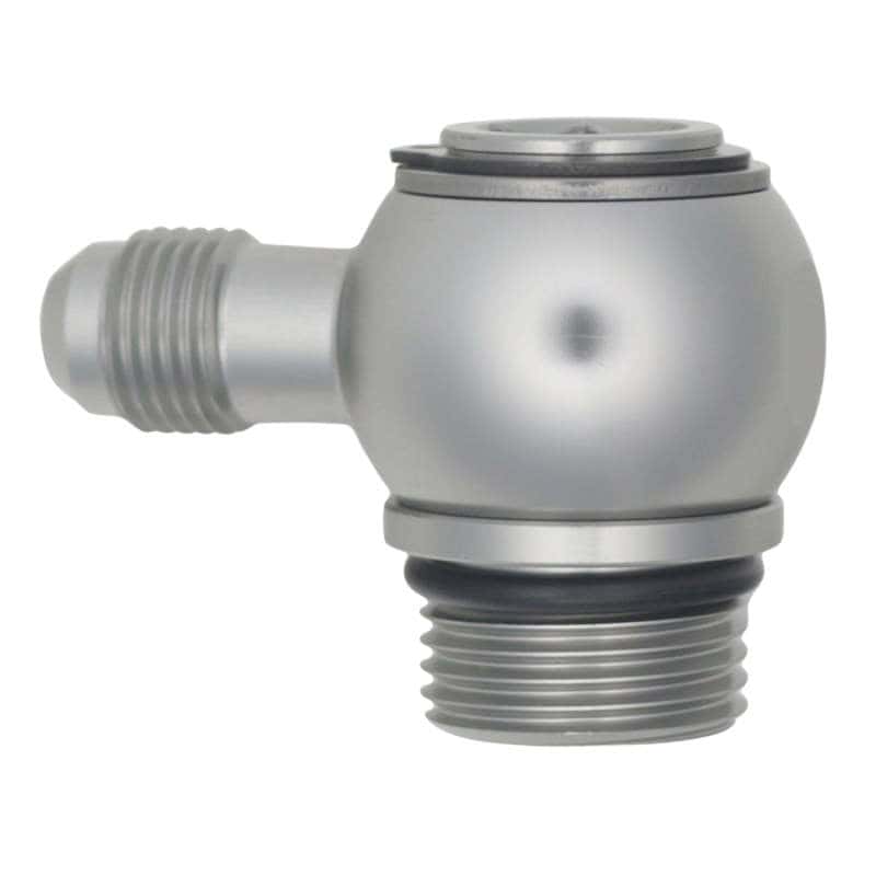 DeatschWerks — DeatschWerks 10AN ORB Male to 6AN Male Flare Low Profile 90-Degree Swivel - Anodized DW Titanium
Lines & Fittings - view 1