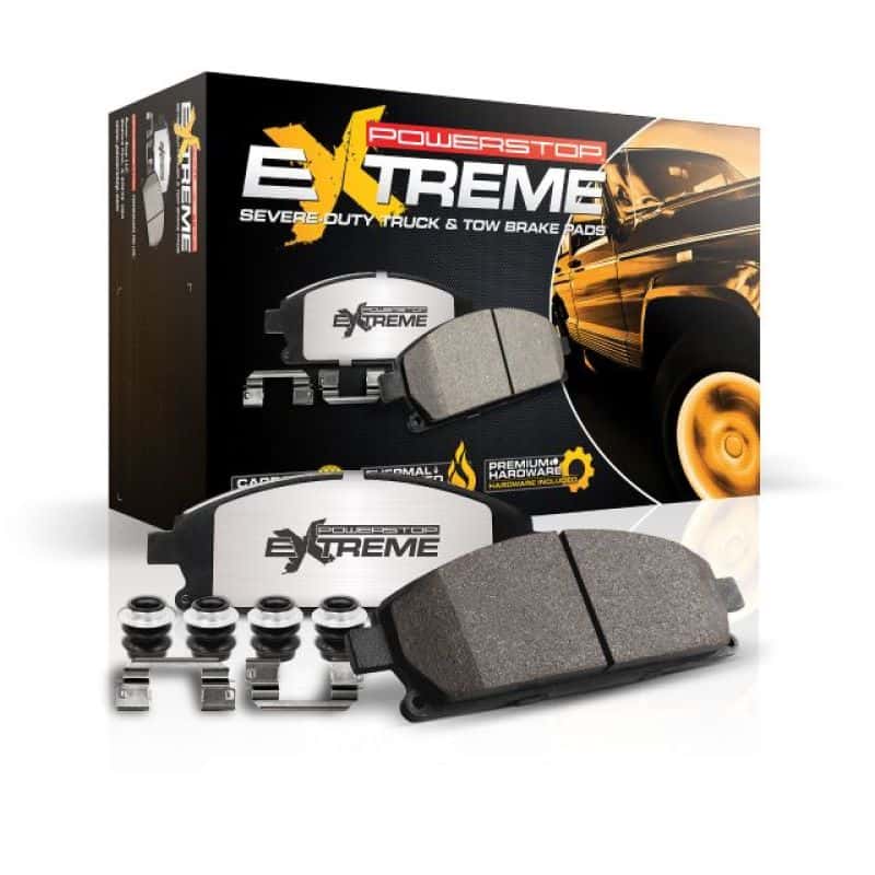 PowerStop — Power Stop 12-19 Chevrolet Silverado 2500 HD Front or Rear Z36 Truck & Tow Brake Pads w/Hardware
Z36 Brake Pads - view 2