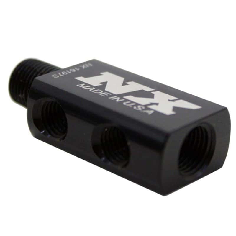 Nitrous Express — Nitrous Express Compact Distribution Block w/Gauge Port
Distribution Block
AdptFitting - view 2