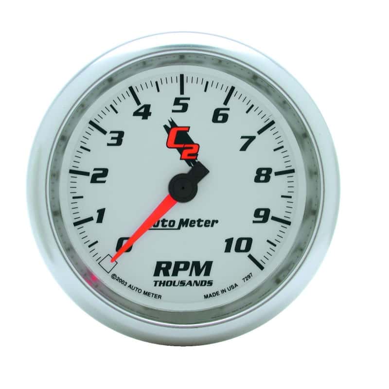 AutoMeter — Autometer C2 3 3/8 inch 10000RPM In-Dash Tachometer
GA TACH 3.4" 10K C2 - view 3
