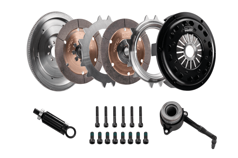 DKM Clutch — DKM Clutch VW/Audi 2.0L TSI (8 Bolt Motor) Ceramic Twin Disc MR Clutch Kit w/Flywheel
Clutch Kit - view 2