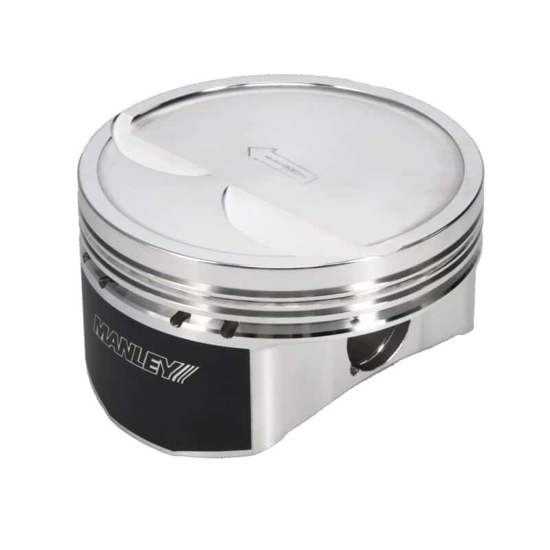 Manley Performance — Manley Small Block Chevy LS Series 4.030in Bore 1.304in CD -10cc Dish Platinum Series Pistons - E/D
Piston Set - view 5