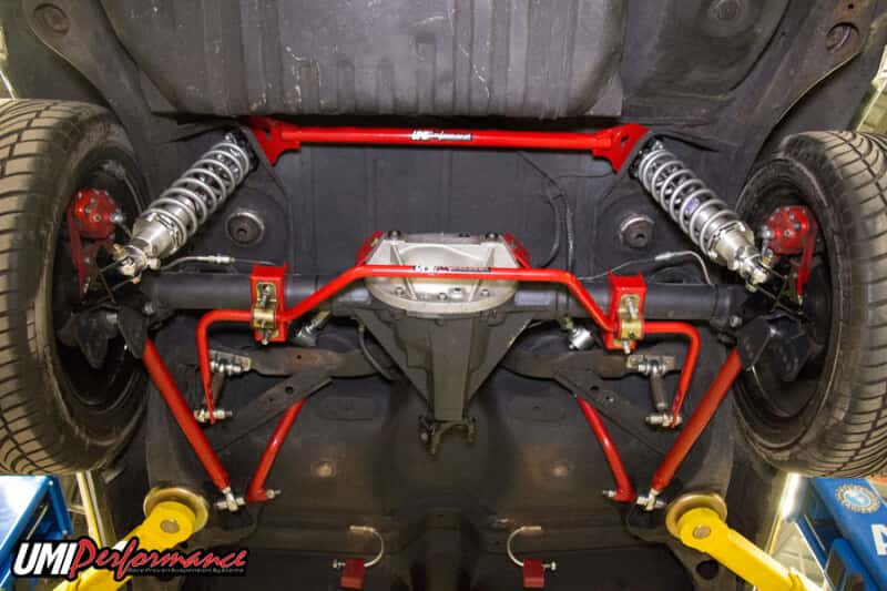 UMI Performance — UMI Performance 78-88 GM G-Body Rear Shock Tower Brace Bolt In
Strut Bar Brace - view 4