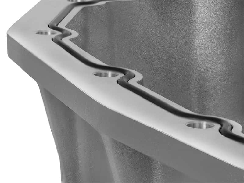 aFe — aFe Street Series Engine Oil Pan Raw w/ Machined Fins; 11-17 Ford Powerstroke V8-6.7L (td)
Engine Oil Pan - view 5