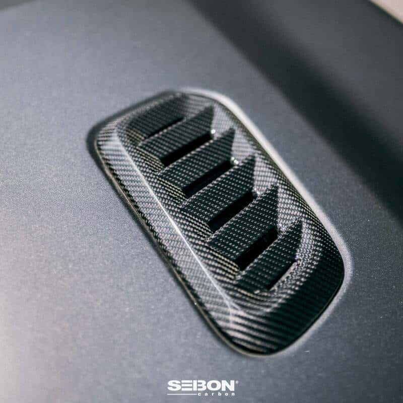 Seibon — Seibon 2023 Toyota GR Corolla Carbon Fiber Hood Vents - view 6