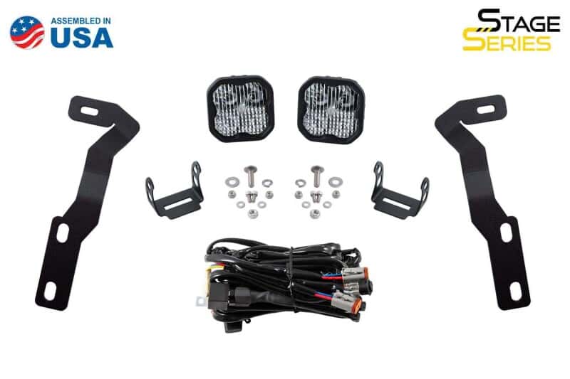 Diode Dynamics — Diode Dynamics 16-21 Toyota Tacoma Sport SS3 LED Ditch Light Kit - White Combo - view 4