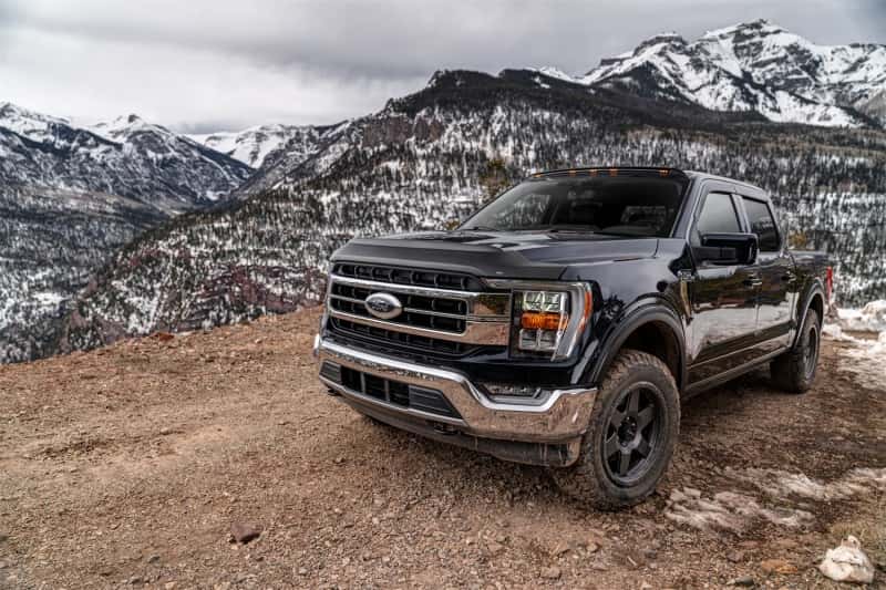 Husky Liners — Husky Liners 21-25 Ford F-150 (Excl. 21-25 Trmr/Raptor & Excl. 24-25 Plat/KR) Aeroskin II - Tex. Blk
Hood Shields - view 1