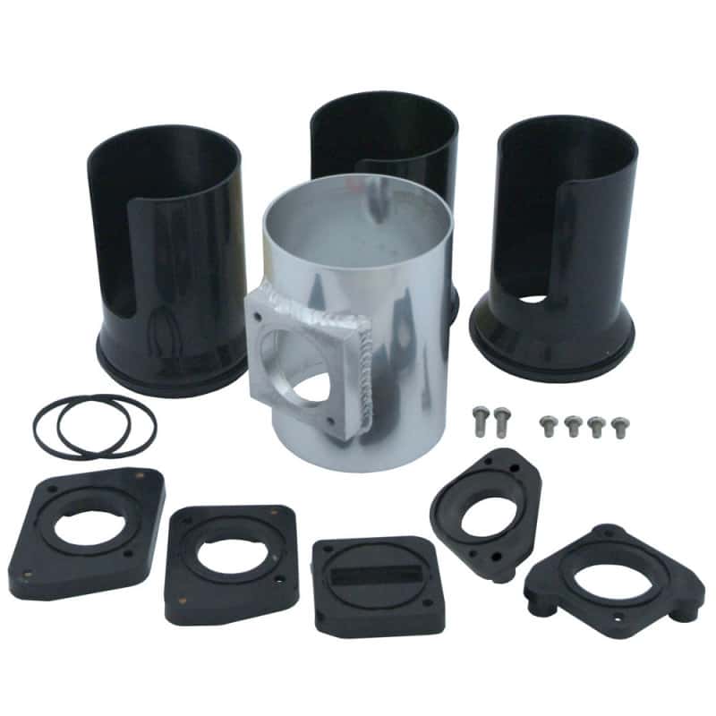 Spectre — Spectre Mass Air Flow Sensor Adapter Kit (3in.) - Aluminum
Mass Flow Air Sensor
MAFS Adapter Kit - view 2