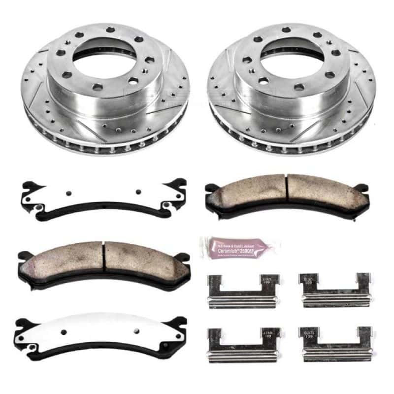 PowerStop — Power Stop 00-05 Cadillac DeVille Front Z36 Truck & Tow Brake Kit - view 1
