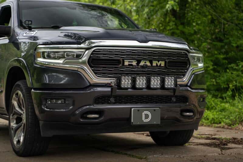 Diode Dynamics — Diode Dynamics SS5 Grille CrossLink Lightbar Kit for 2019-Present Ram - Sport Yellow Combo - view 3